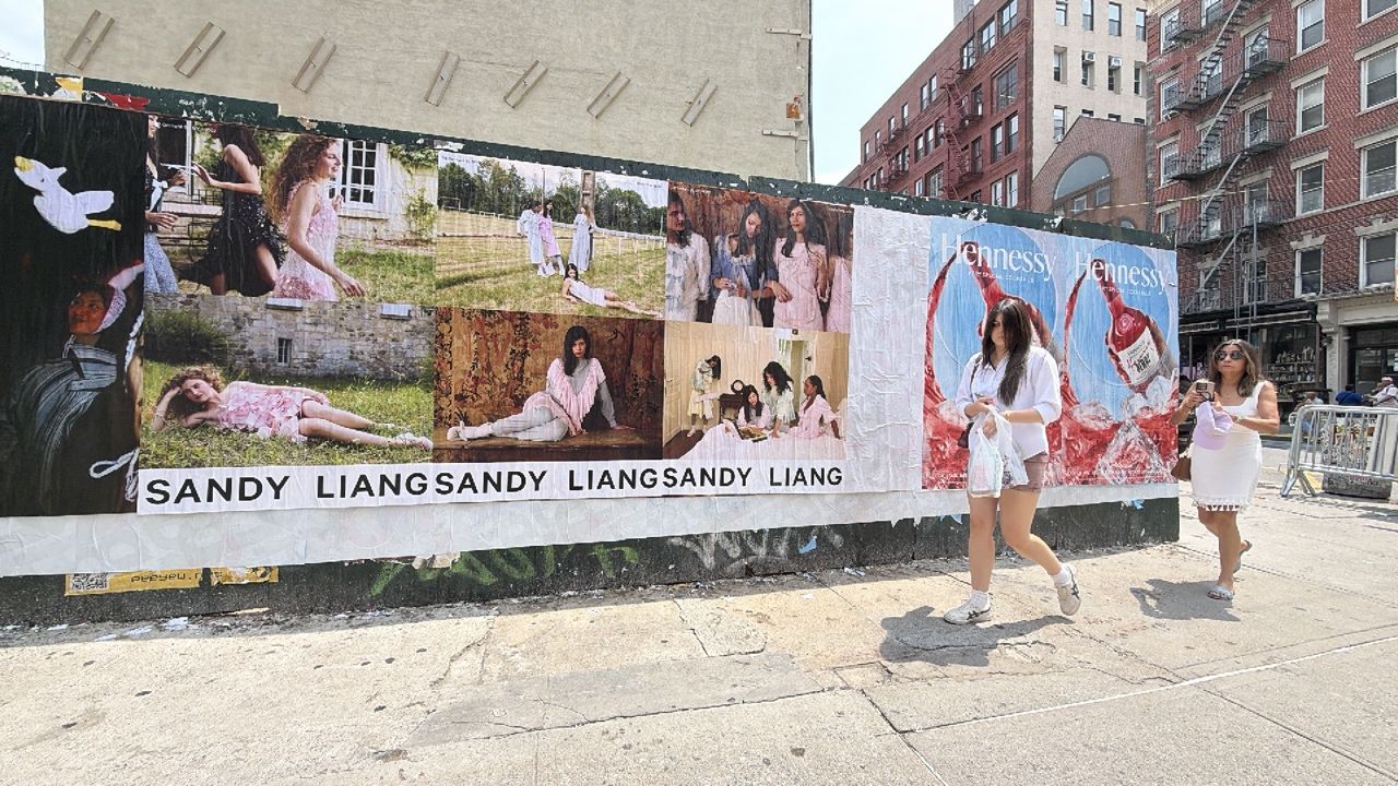 Wild Posting® campaign on Mulberry St, New York