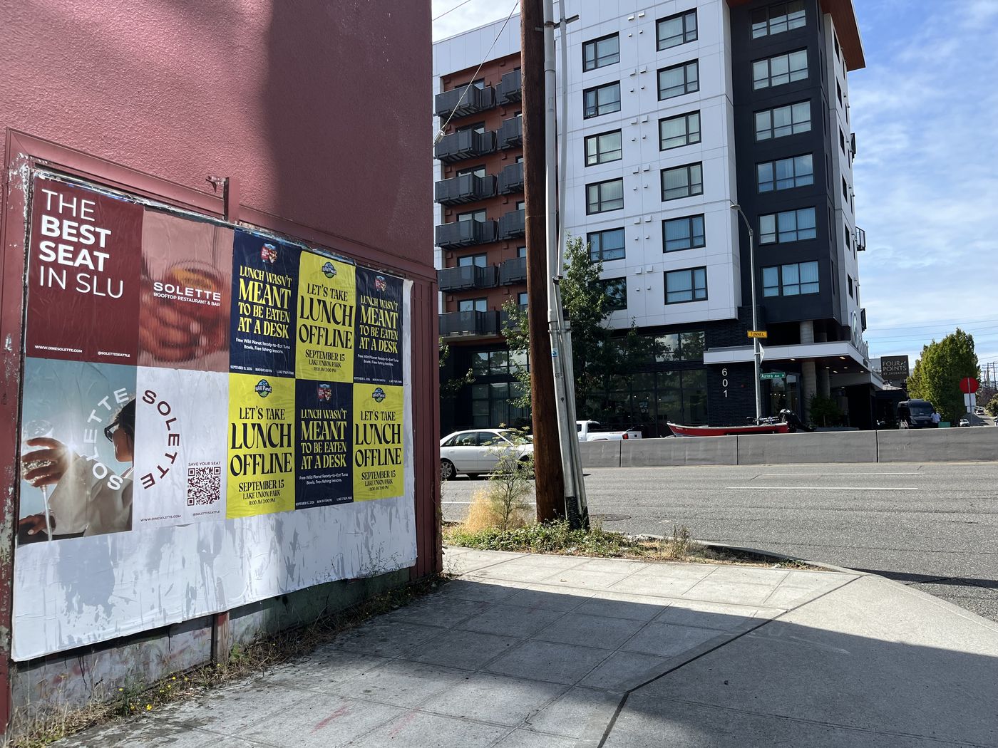 Wild Posting® on Aurora Ave N, Seattle