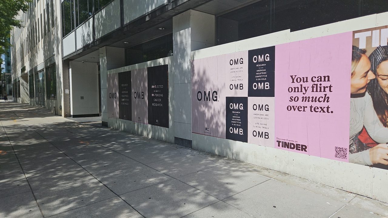 Wild Posting® on K Street NW, Washington D.C.