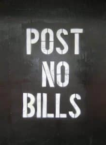 Post No Bills